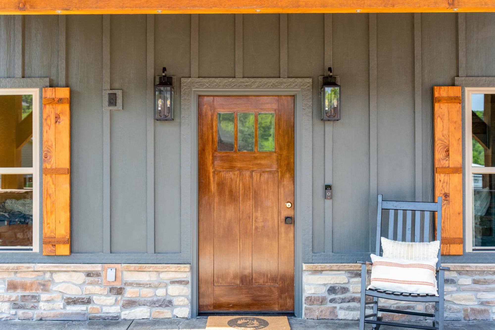 New Ozark Oasis Luxe Cabin Retreat With Hot Tub 홀리스터 외부 사진